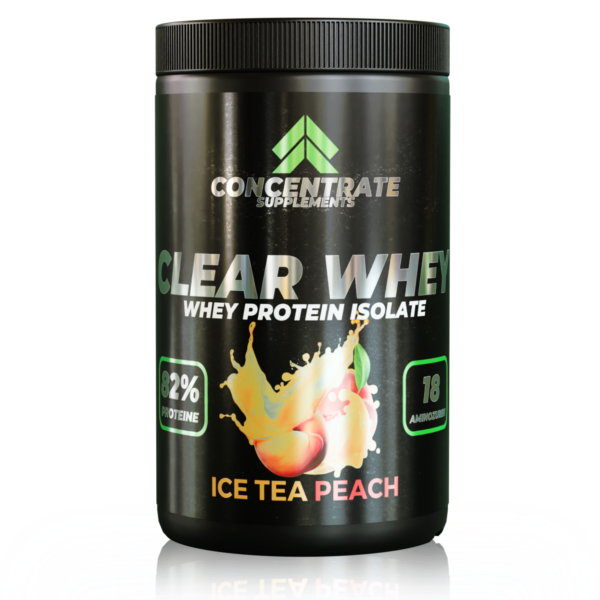 Clear whey ice tea peach